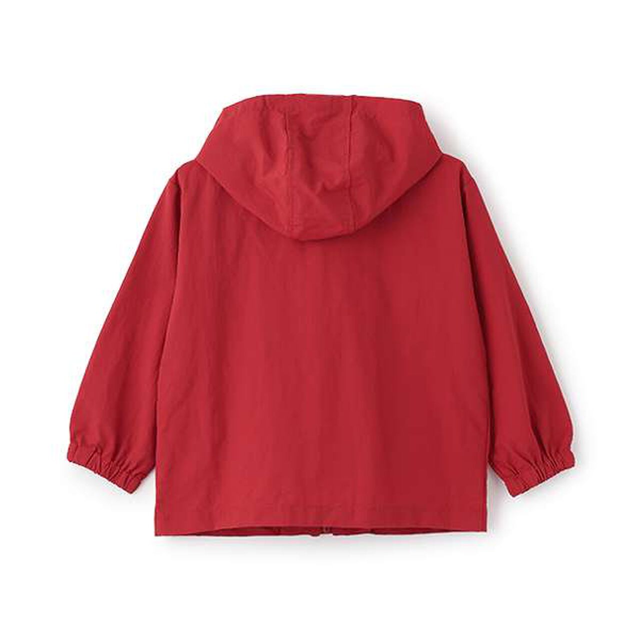 Stand Collar Windbreaker,Red, large image number 7