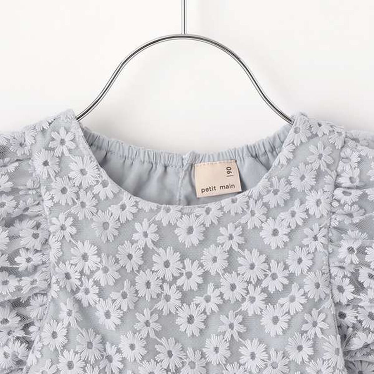 [Link] [Tulle Lace One-Piece Dress (Kids Size)],Pearl white, large image number 7