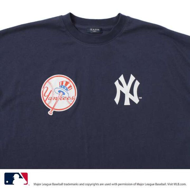 [MLB] Team Logo Print Short Sleeve T-Shirt,Milky white, medium image number 3