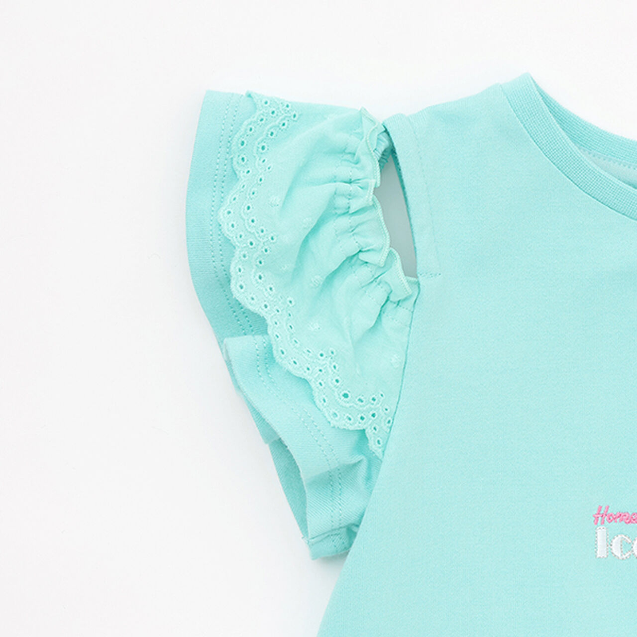 Diner Menu Shoulder Opening 2 WAY T-Shirt,Pink, large image number 9