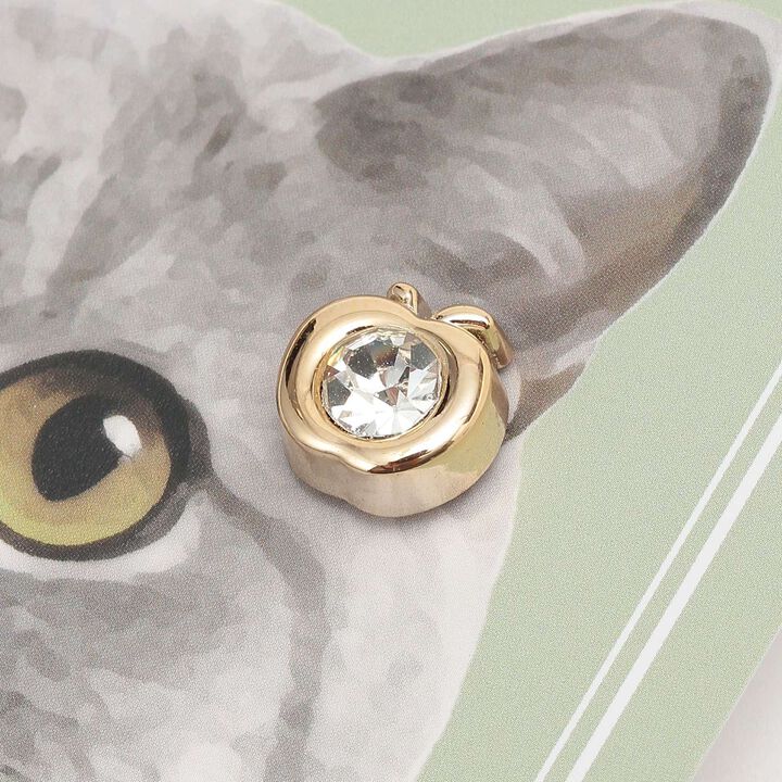 Jewel Ribbon Brooch,Ivory, medium image number 2