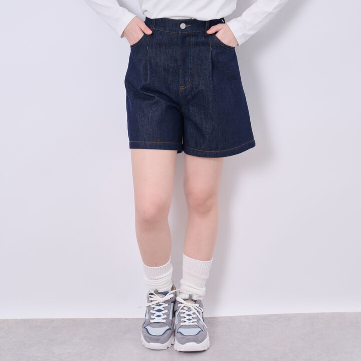 [AMI] Denim Shorts,Navy, medium image number 0
