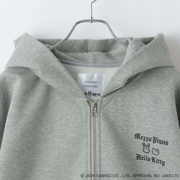 Hello Kitty x Berie-chan Zip Parka,Black, medium image number 2