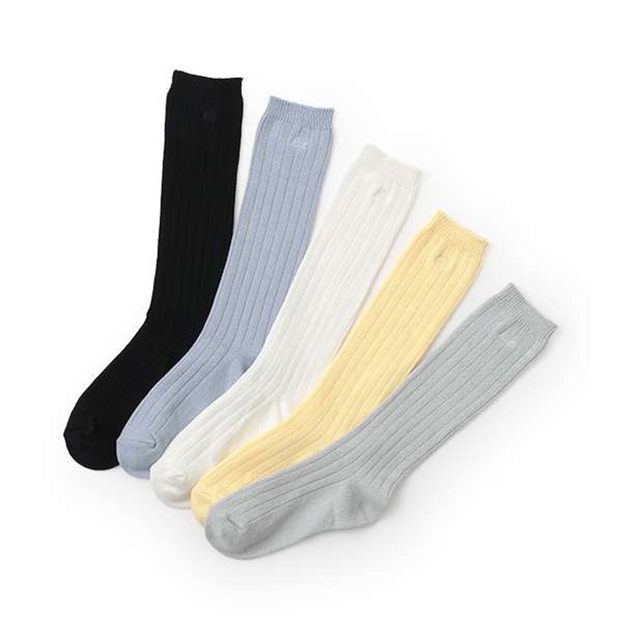 Color Loose Socks,Off white, large image number 5
