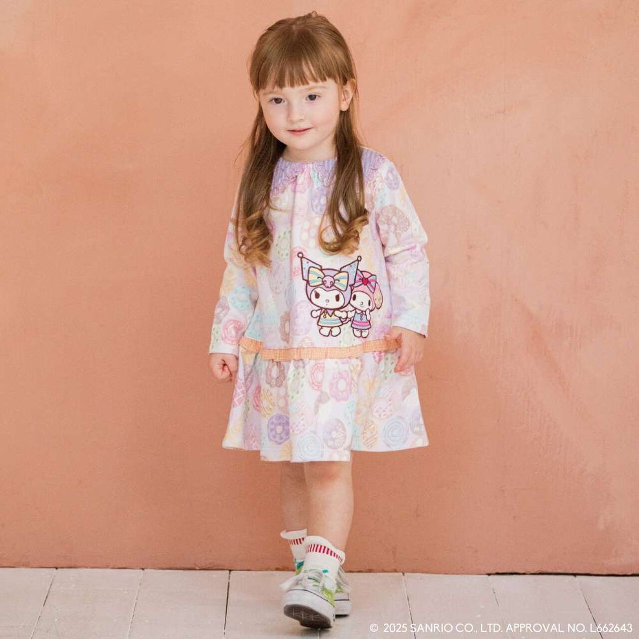 My Melody / Kuromi Donut One-Piece Dress,Pink, large image number 14