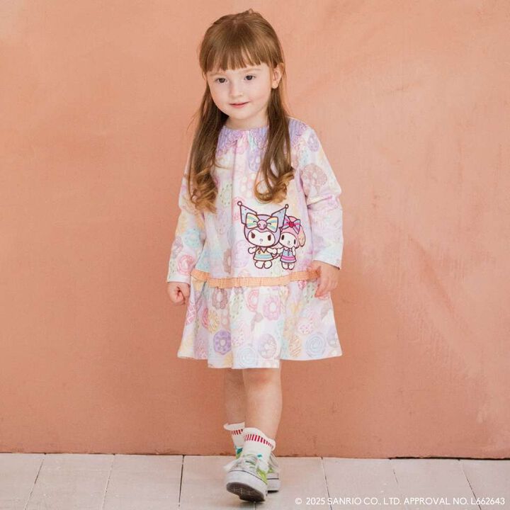 My Melody / Kuromi Donut One-Piece Dress,Pink, medium image number 14