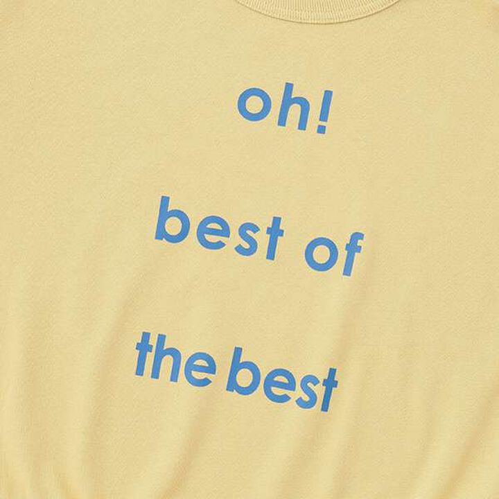 Assorted Logo Print Wide Sweatshirt,Yellow, medium image number 10