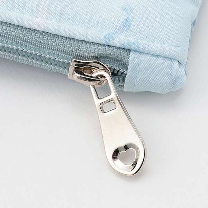 [Ballet] All-Over Pattern Shoe Pouch,Light blue, medium image number 2