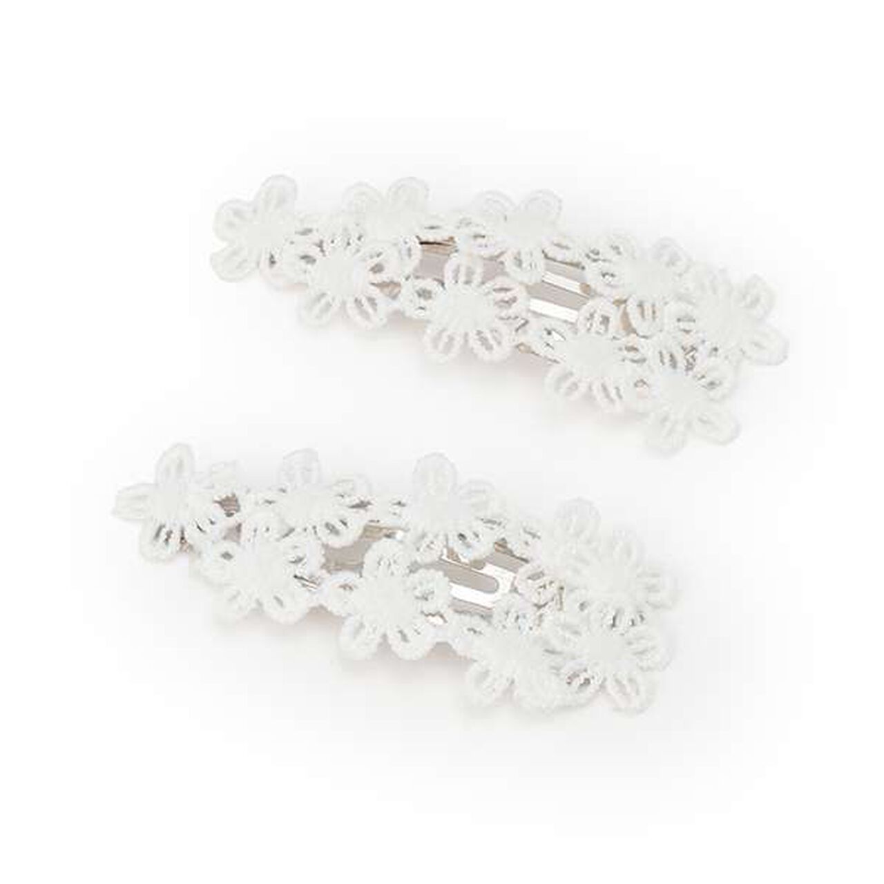 Flower Lace Hairpin [L],Off white, large image number 0