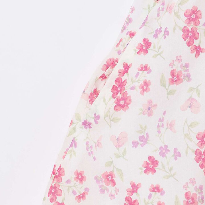 Link Floral Pattern A-Line One-Piece Dress,Blue, medium image number 7