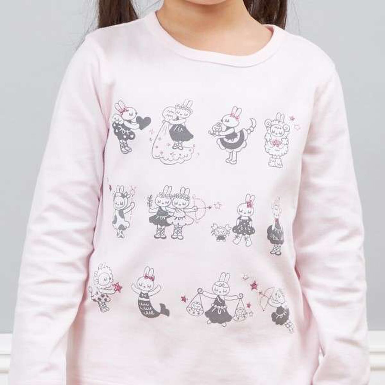 KP Zodiac Print Long-Sleeve T-Shirt (80-150),Off white, large image number 8