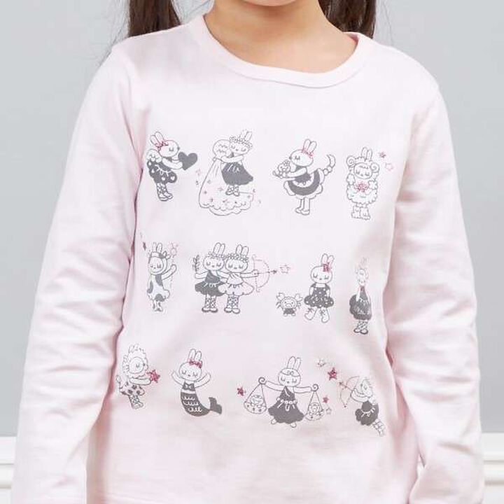 KP Zodiac Print Long-Sleeve T-Shirt (80-150),Off white, medium image number 8