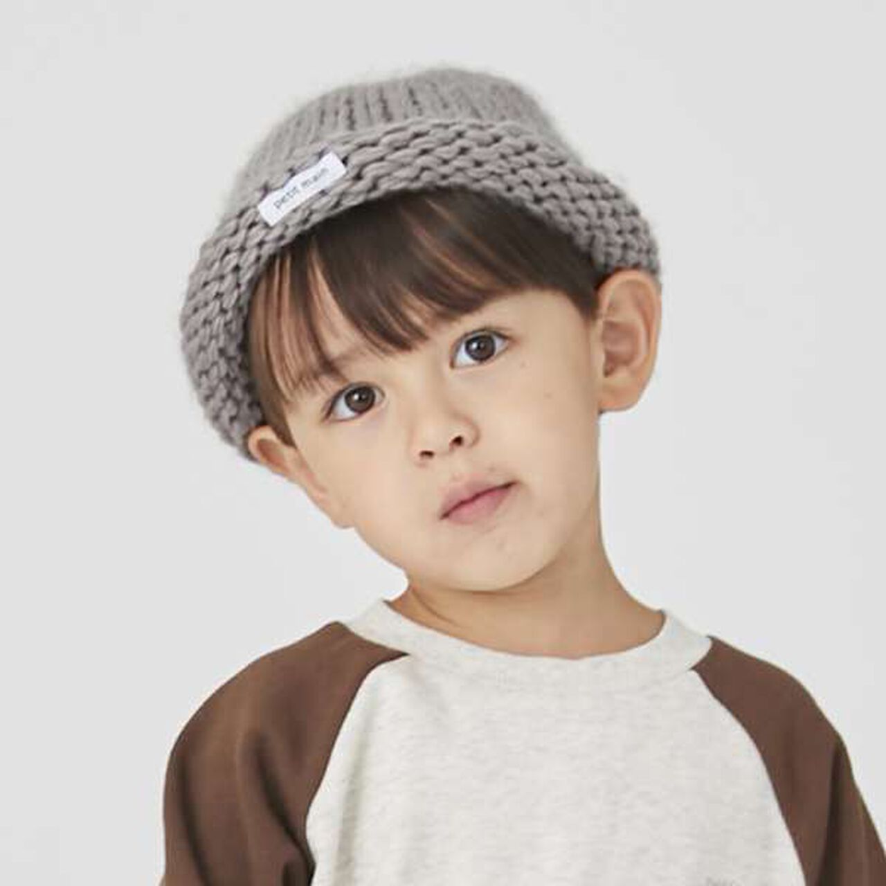 Low Gauge Roll Knit Hat,Lavender, large image number 14