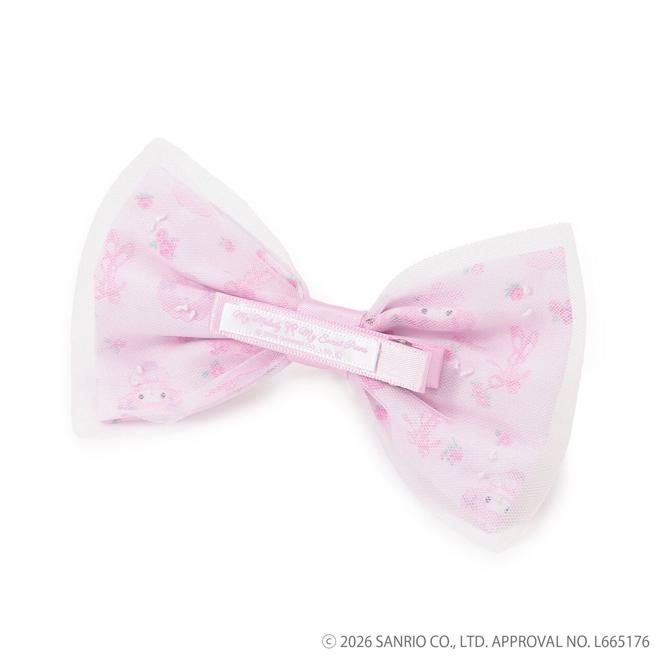My Melody/My Sweet Piano Tiara Ribbon Hair Clip,Pink, large image number 2