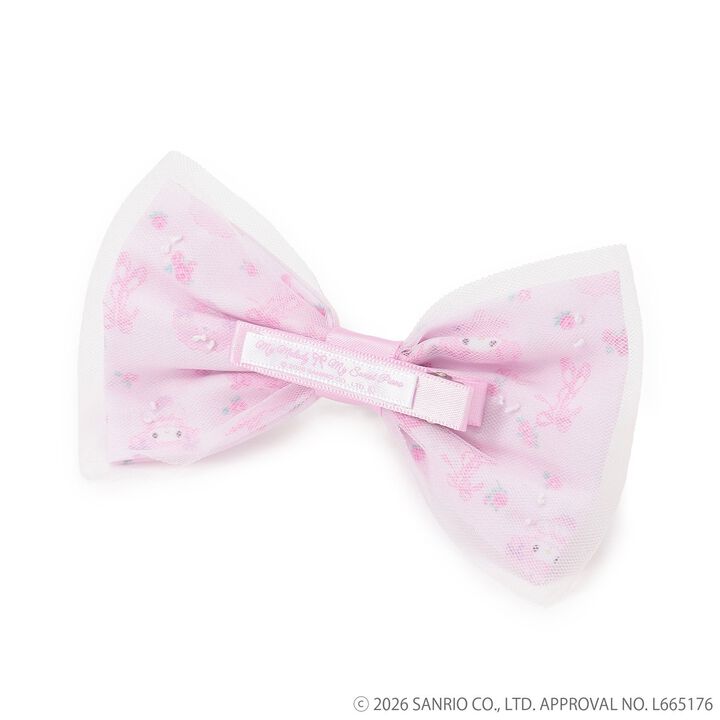 My Melody/My Sweet Piano Tiara Ribbon Hair Clip,Pink, medium image number 2