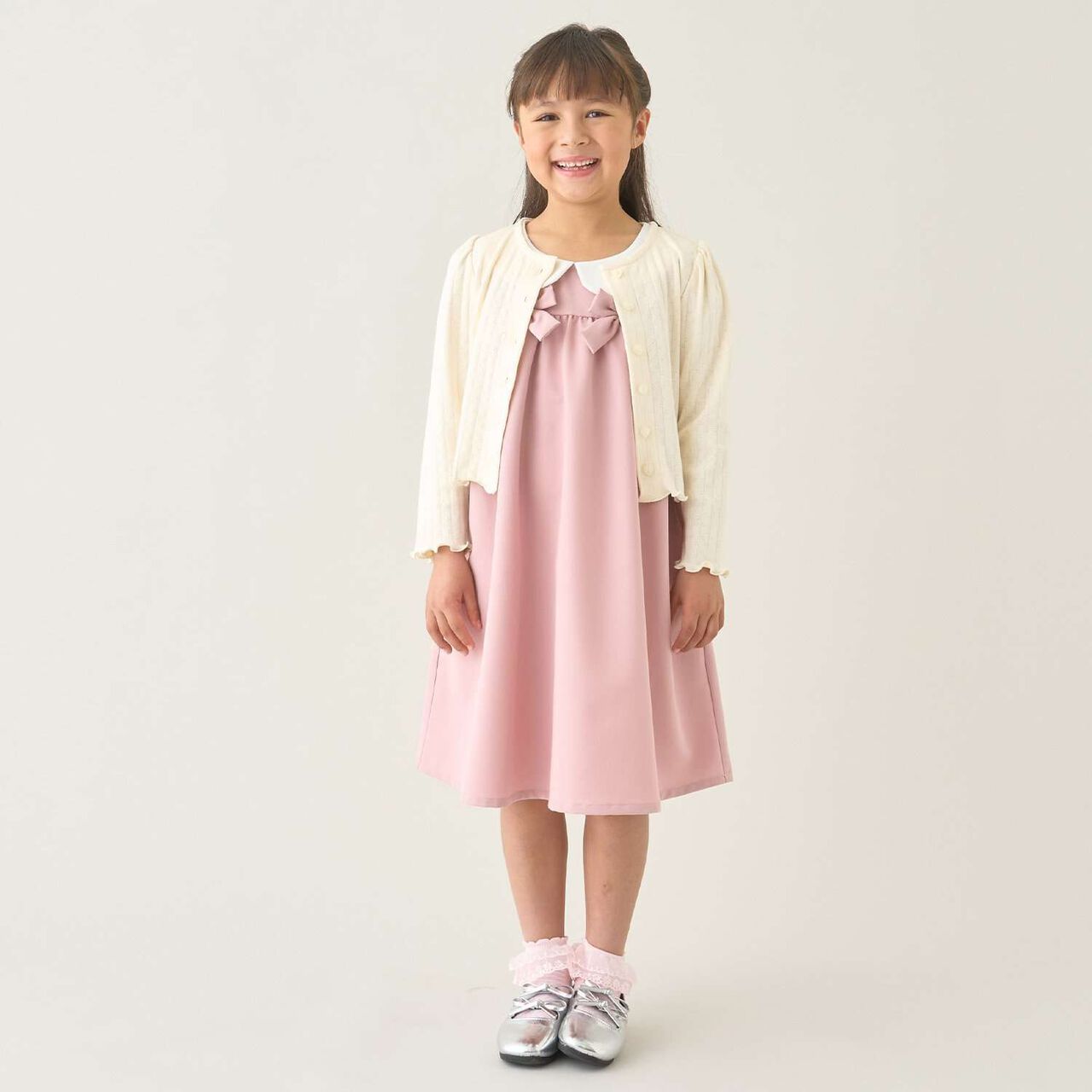 [Occasion] [School-Ready] Round Collar One-Piece Dress,Black, large image number 13