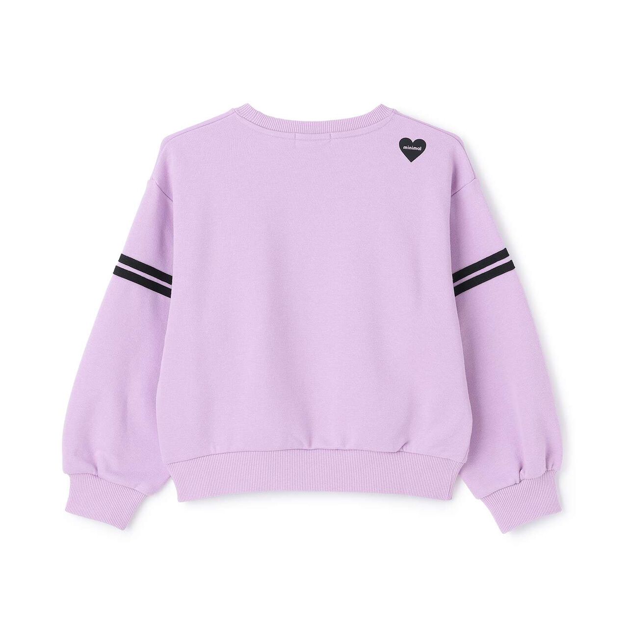 Assorted Flock Print Fleece Pullover,Lavender, large image number 1