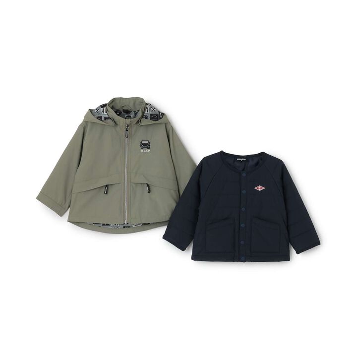 Off-Road Car Liner Bomber Jacket,Khaki, medium image number 2