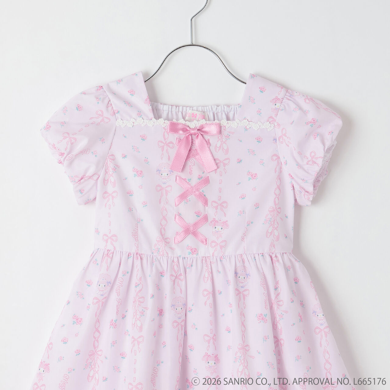 My Melody / My Sweet Piano Ballerina Print One-Piece Dress,Light pink, large image number 3