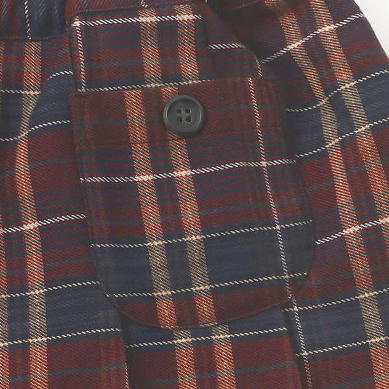 [Link] Check Pleated Skirt-Pants (Kids Size),Brown, large image number 12