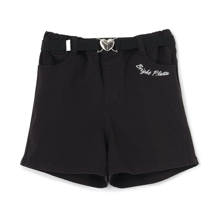 Shorts with Belt,Black, medium image number 18