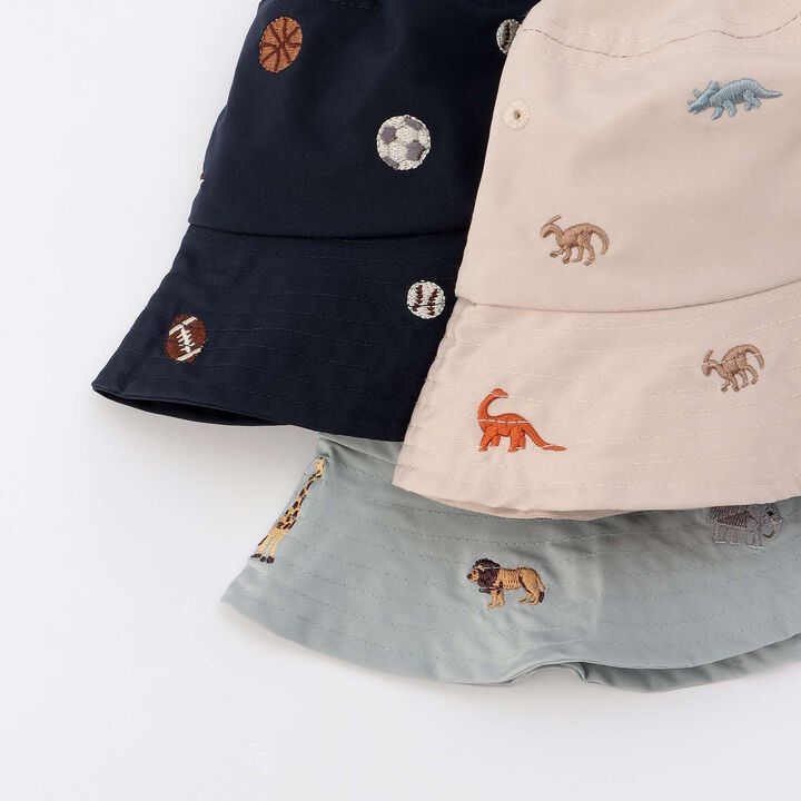 [Heat-Resistant] Embroidered Bucket Hat,Light pink, medium image number 20