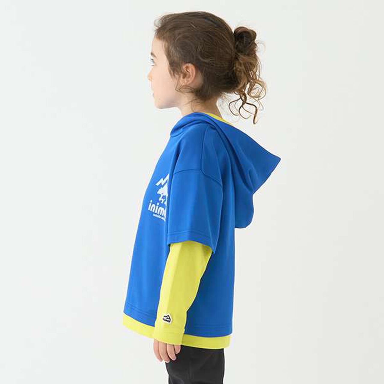 [Water-Repellent] Ponte Fake Layered T Parka,Blue, large image number 8