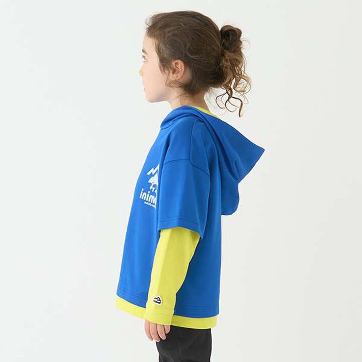 [Water-Repellent] Ponte Fake Layered T Parka,Blue, medium image number 8