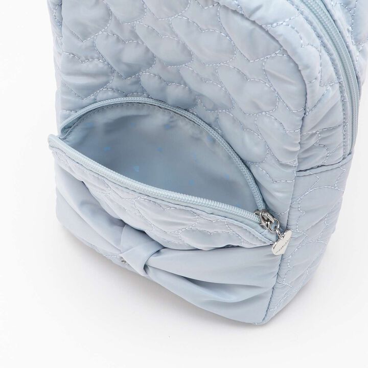 Heart Quilt 2-Way Sling Bag,Sax blue, medium image number 8