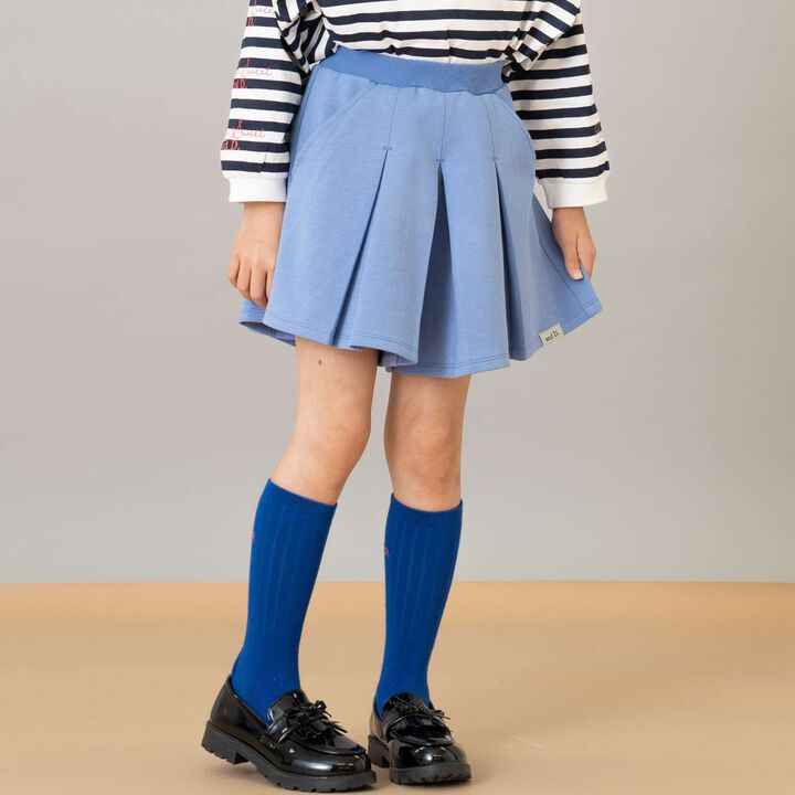 Box Pleated Skirt-Pants,, medium