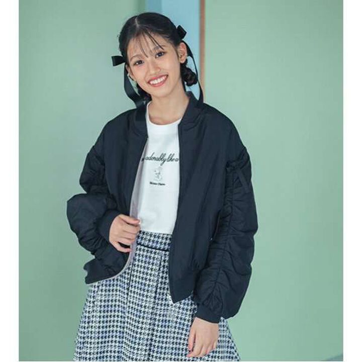 Reversible MA-1 Jacket,Black, medium image number 7