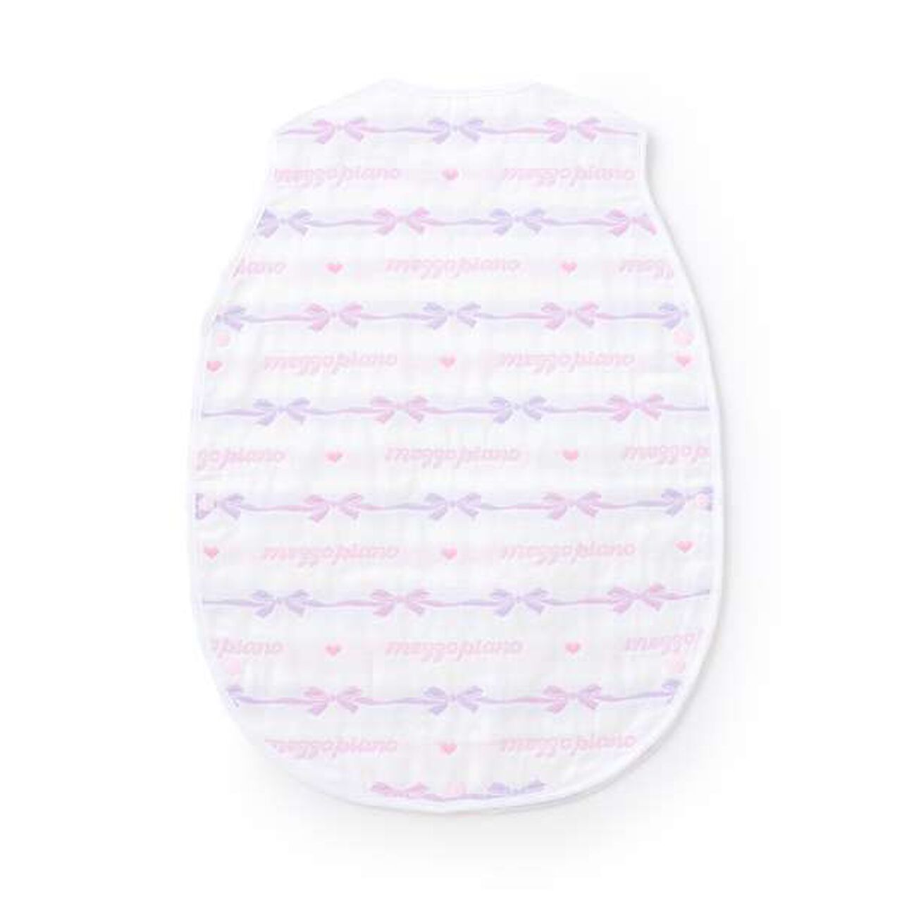 Ribbon Pattern 4-Layer Gauze Sleeper,, large image number 1