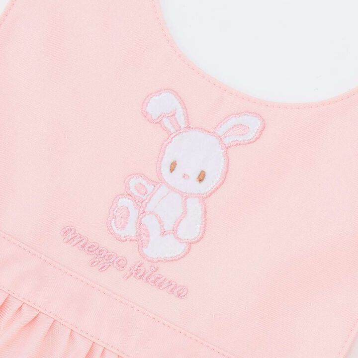 [Box Included] Animal Appliqu&eacute; Apron & Headband Set,Light pink, medium image number 3