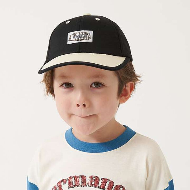 Bi-Color Cap with Applique,Ivory, medium image number 6