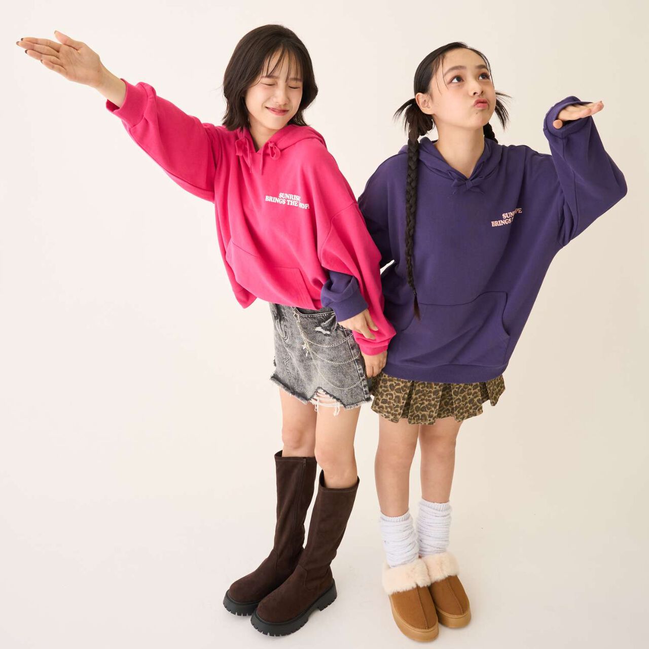 [Seconds Cute Top] LTXC Puffy Heart Loose Parka,Black, large image number 16