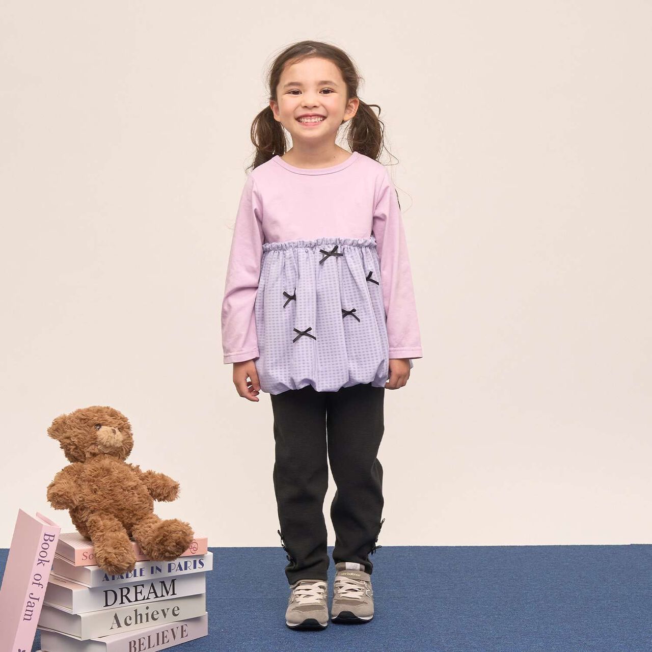 Tomo Pants [Anti-Stain, Quick-Dry] Ribbon Straight Pants,Ivory, large image number 32