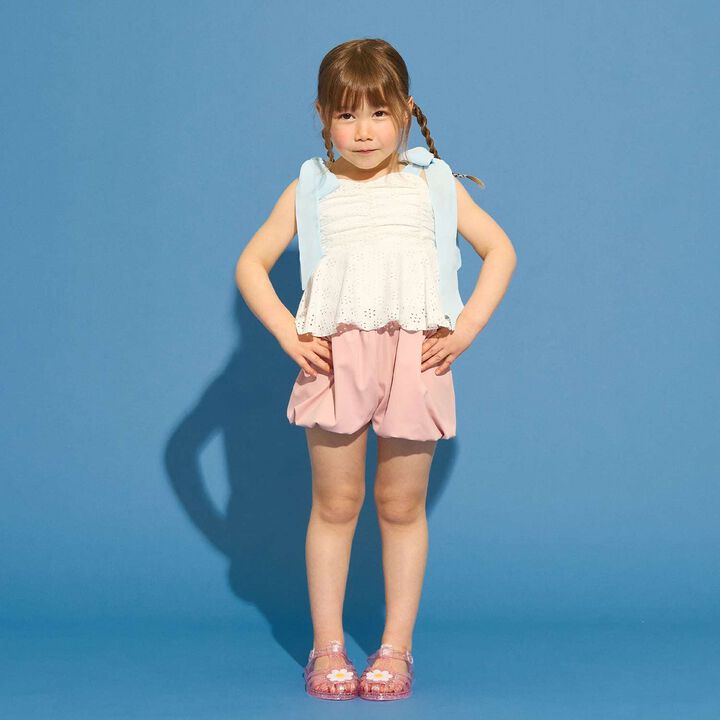 [SWIM] [UV Protection] Lace Top & Balloon Pants Separate Swimsuit,Off white, medium image number 13