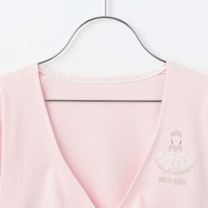 [Ballet] Cache-Coeur Top,Light pink, medium image number 2
