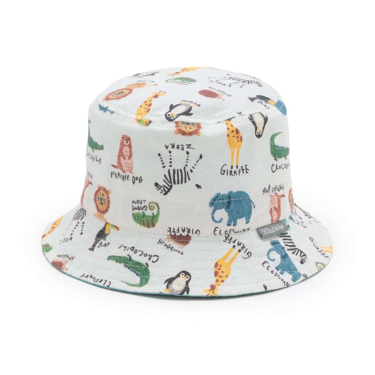 Reversible Animal Pattern Bucket Hat,Off white, large image number 0