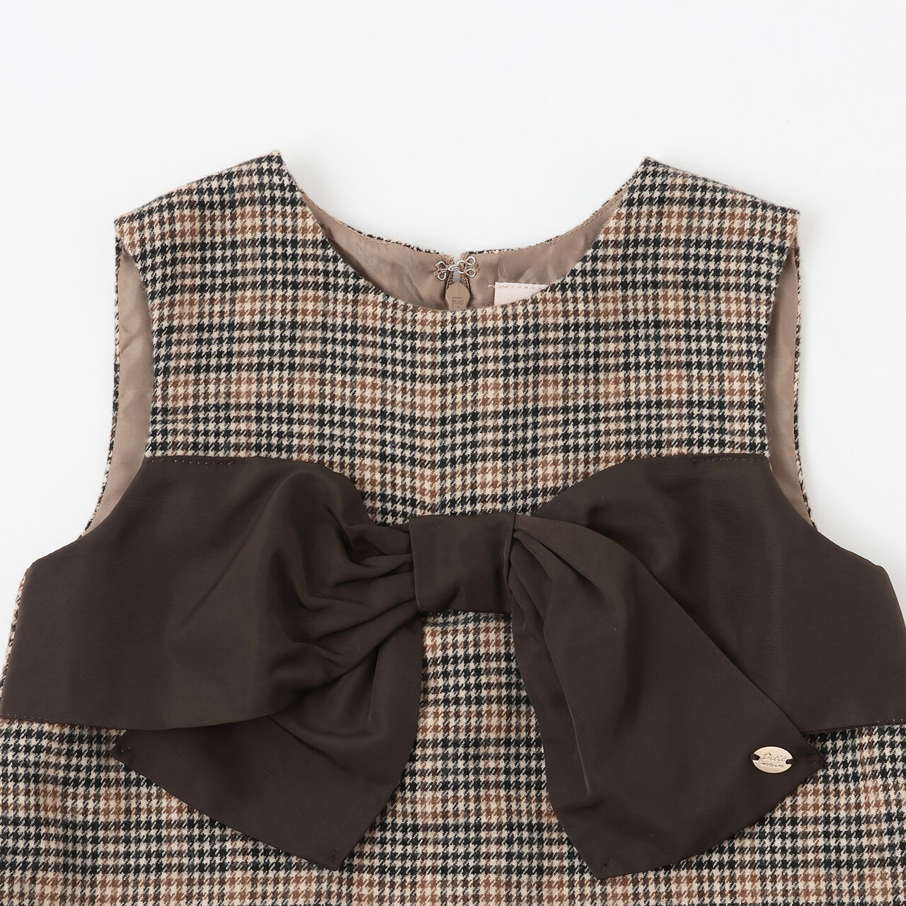 Link Ribbon Jumper Skirt,Gray, large image number 11