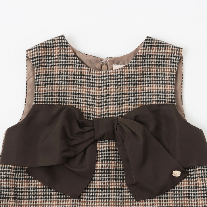 Link Ribbon Jumper Skirt,Gray, medium image number 11