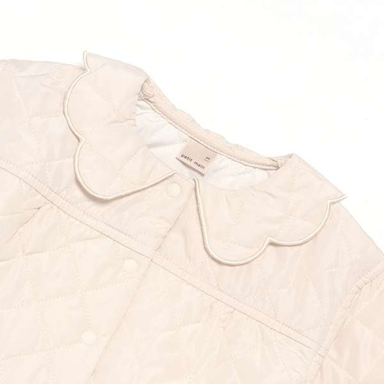 Link Quilted Embroidery Jacket,Charcoal gray, large image number 14