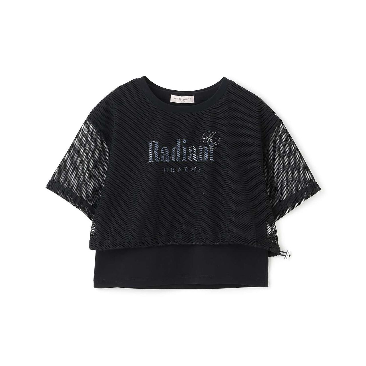 [Restock] Mesh T-Shirt & T-Shirt Set [Not Available in Direct Stores],Black, large image number 0