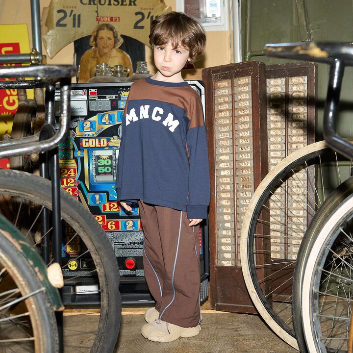 [MNCM] Bi-Color Big T-Shirt (Kaiteki Tenjiku),Navy, medium image number 20