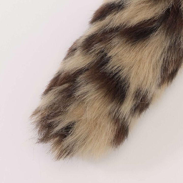 Tail Lame Fur Charm,Ivory, medium image number 3