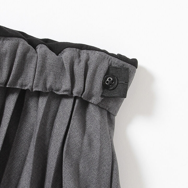 Reflax Washable Accordion Pleated Skirt-Pants,Black, medium image number 5