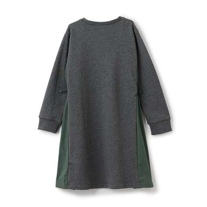 [Link] Side Fabric Panel Dress,Deep gray, medium image number 1