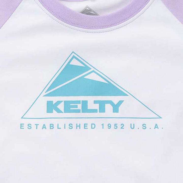 [Cool Touch] KELTY Raglan T-Shirt,Peach, medium image number 6
