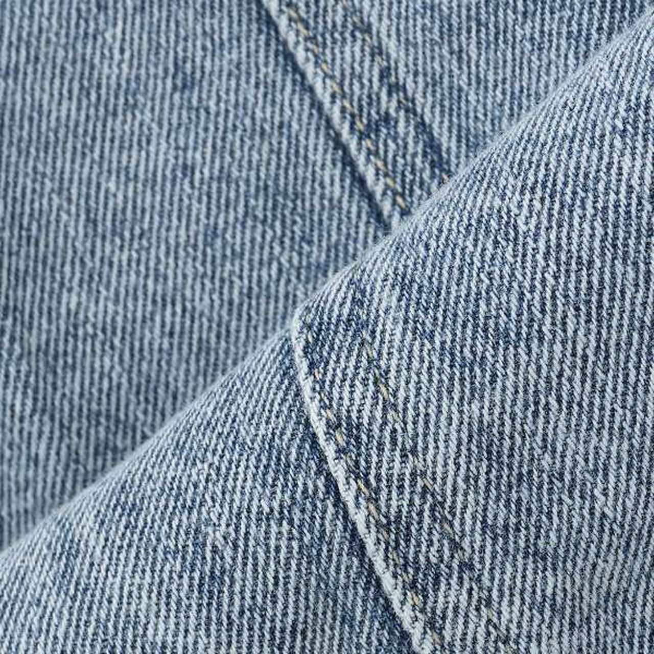 Denim Pleated Skirt-Pants for Beautiful Legs,Light blue, large image number 13