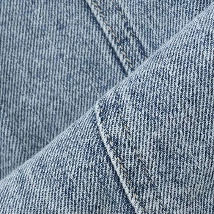 Denim Pleated Skirt-Pants for Beautiful Legs,Light blue, medium image number 13